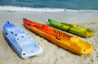 Three colorful boats Three colorful boats
