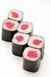 Maki sushi rolsl with tuna