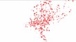 Red dots.