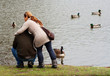 By the pond