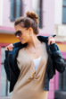 Photo: fashionable girl in glasses fashionable girl in glasses