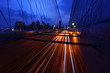 Brooklyn Bridge and Manhattan Skyline At Night NYC