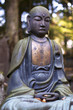 old cemetery in nikko, japan visiting at autumn by tourists old cemetery in nikko, japan visiting at autumn by tourists