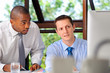 Discussing the market