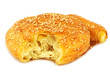 Traditional Cypriot village style cheese pie Traditional Cypriot village style cheese pie