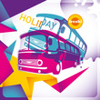 Modish holiday background with abstraction.