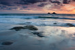 Photo: Vibrant beach sunset Vibrant beach sunset