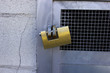 Closed padlock