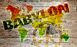 Holzschild - Fight the world babylon system with peace Holzschild - Fight the world babylon system with peace