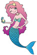 Mermaid Girl with pearl Mermaid Girl with pearl