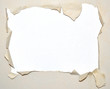 Cadre papier déchiré Cadre papier déchiré