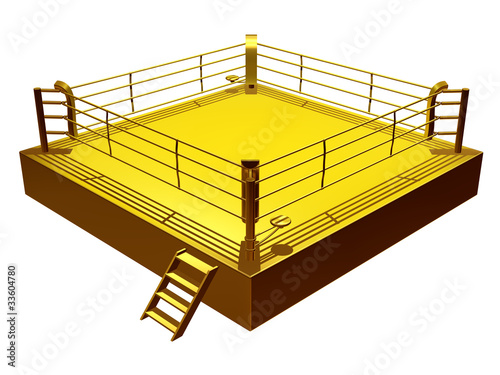 Illustration: boxing ring, Boxring boxing ring, Boxring