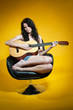girl and guitar