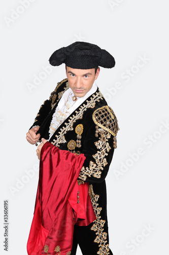 Photo: Man dressed as a matador Man dressed as a matador