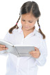 Little girl  holding her book