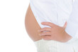 beautiful young pregnant woman