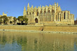 The Cathedral of Santa Maria of Palma by the water The Cathedral of Santa Maria of Palma by the water