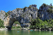Pont D´Arc in den Schluchten der Ardeche in Frankreich