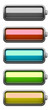 Set of Batteries at different charging status