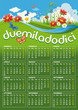 calendario 2012