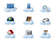 Vektor: Vector Icons for Cloud Computing Vector Icons for Cloud Computing