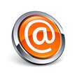 icône bouton internet arobase