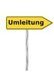 Schild: Umleitung