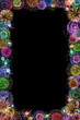 Various fireworks frame