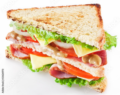 Foto: Sandwich with bacon Sandwich with bacon