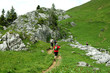 Hiking in French Alps in June
