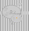 invintation card with design