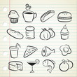 sketchy food icon