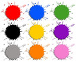 boutons taches couleurs boutons taches couleurs