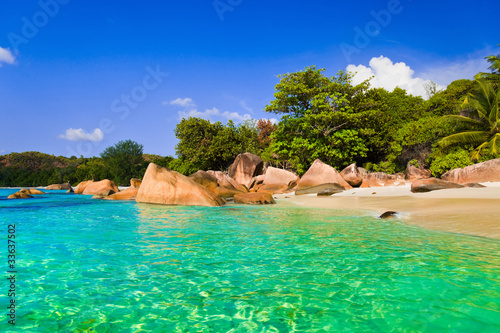 Photo: Beach Anse Lazio at Seychelles Beach Anse Lazio at Seychelles