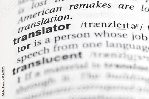 Photo: Translator Translator