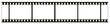 Blank highly detailed real 35mm black-and-white film frame