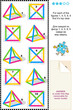 Math visual puzzle: For each of the figures find it’s top view