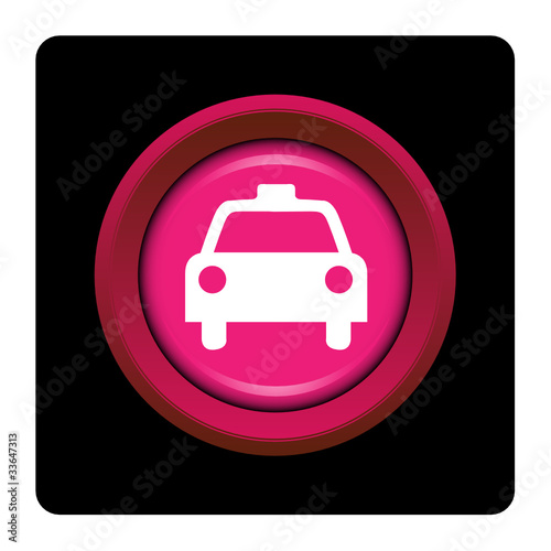 Internet bouton logo picto voiture auto taxi course