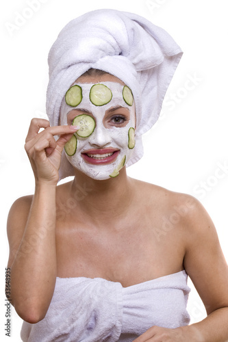 Photo: Frau Gesichtsmaske Frau Gesichtsmaske