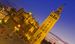 Seville Cathedral at sunset