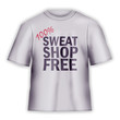T-Shirt "100% Sweat Shop ...