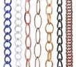 various collection of metal chain