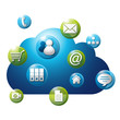 logo, cloud, nuage, internet