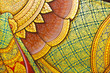 Art thai painting on wall in temple Art thai painting on wall in temple