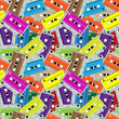 seamless audio tapes pattern seamless audio tapes pattern