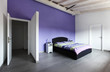 modern bedroom, nobody inside