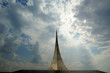 Russia, Moscow, Monument to subjugators of space.