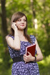 Cute girl talking on the phone