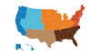 US regional map