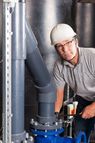 Photo: happy engineer at work happy engineer at work
